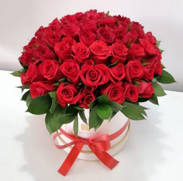Roses Hat Box delivery Kenya
